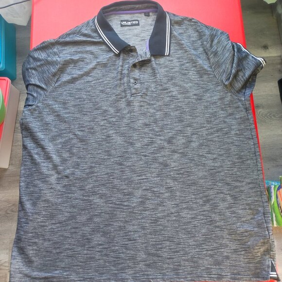 Unlisted Kenneth Cole polo shirt grey men's size 3XL - Picture 1 of 6